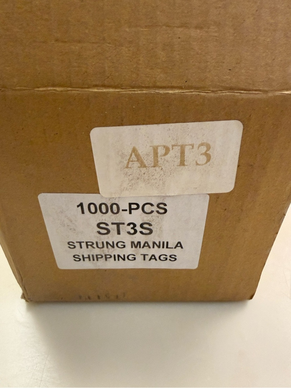 1000 PCS Shipping Tags Strung Manila - Picture 5 of 7